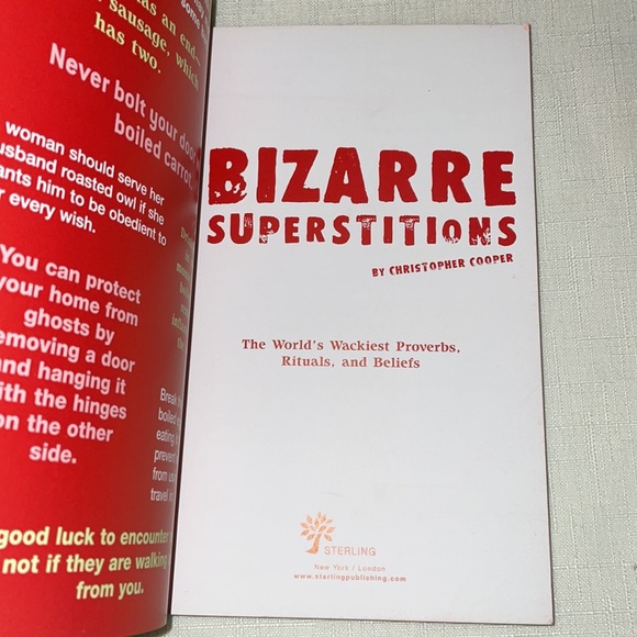 Bizarre Superstitions: The World's Wackiest Proverbs, Rituals and Beliefs - Picture 4 of 5
